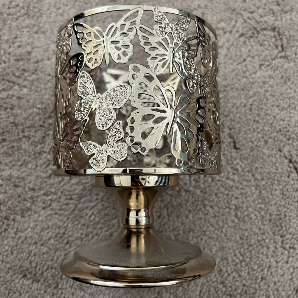 Bath and body works Butterfly Candle Holder - New